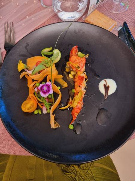 assiette noire serie KARBON d 29 cm