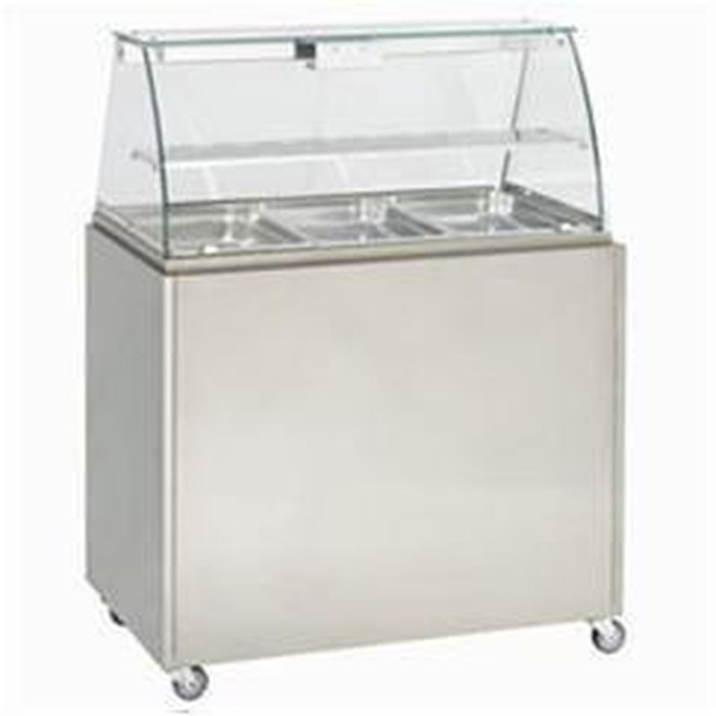 Bain marie 3 bacs