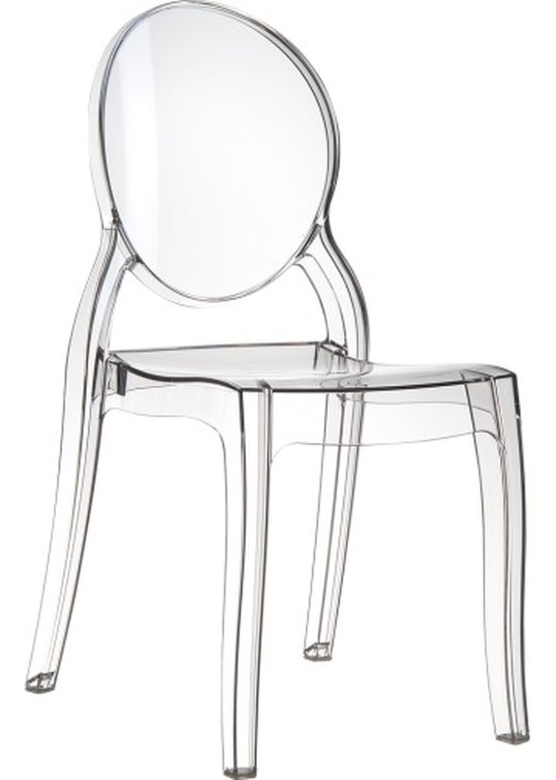 location chaise médaillon transparente