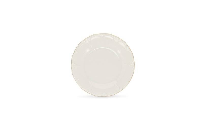 ASSIETTE RETRO BORD DORE 21 CM