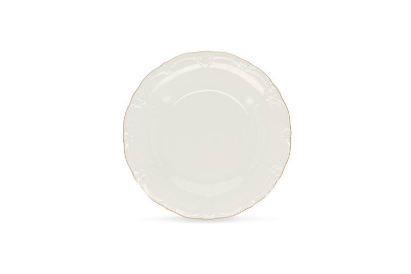 ASSIETTE RETRO BORD DORE 27.5 CM