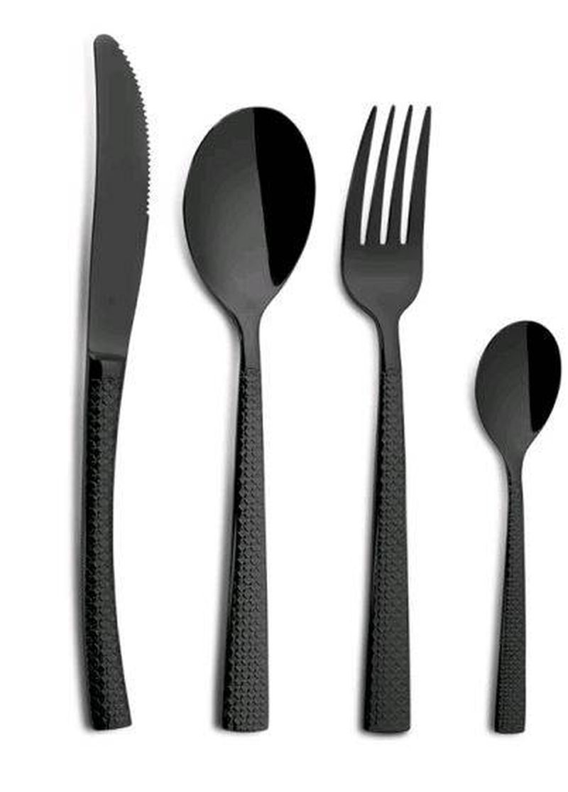 CUILLERE DE TABLE NOIRE - SERIE HIDRAULIC  Black