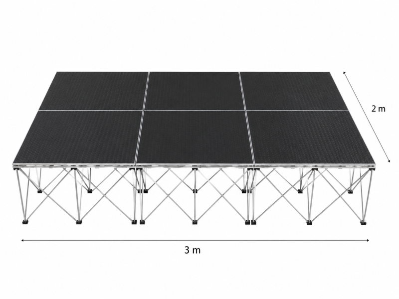 location scène 2 x 3 m hauteur 40 cm