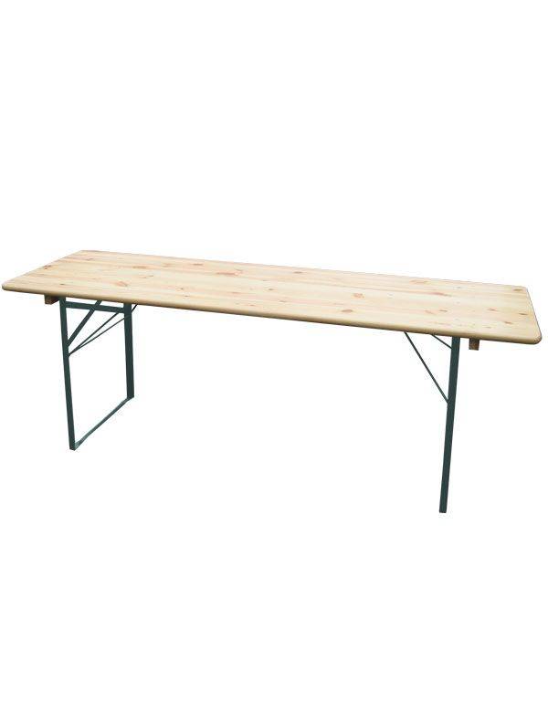 Location Table rectangulaire bois 200 x 70 cm