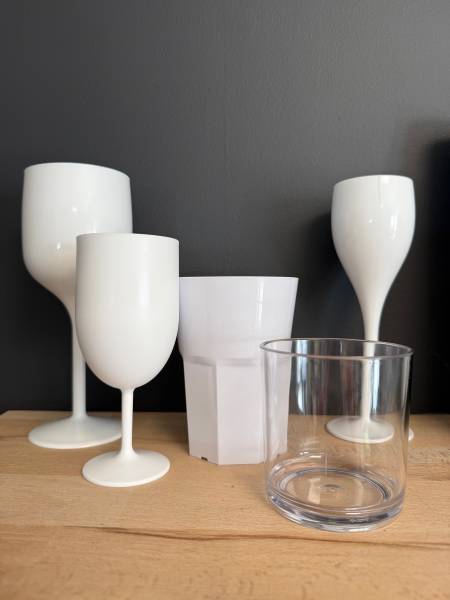 flute réutilisable 12 cl blanche